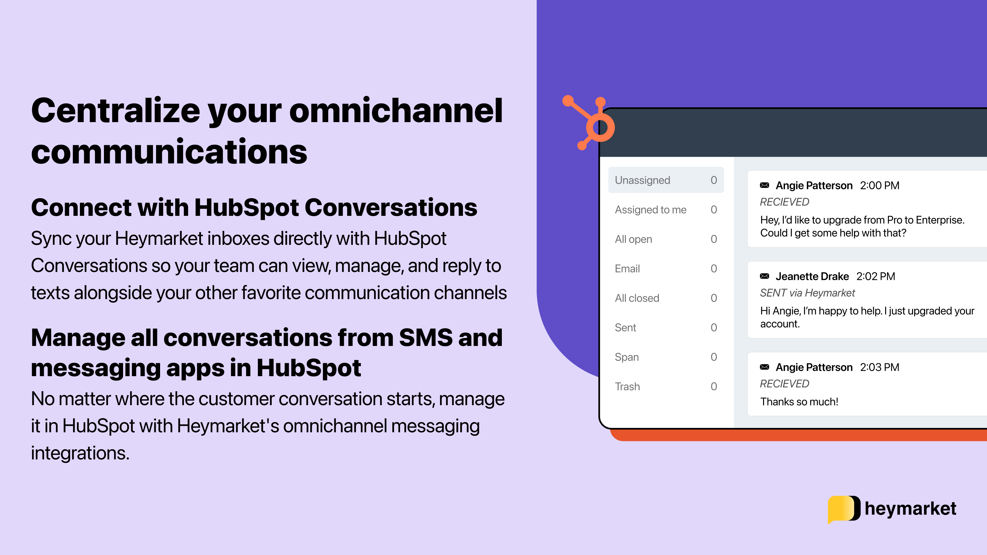 Centralize your omnichannel communications