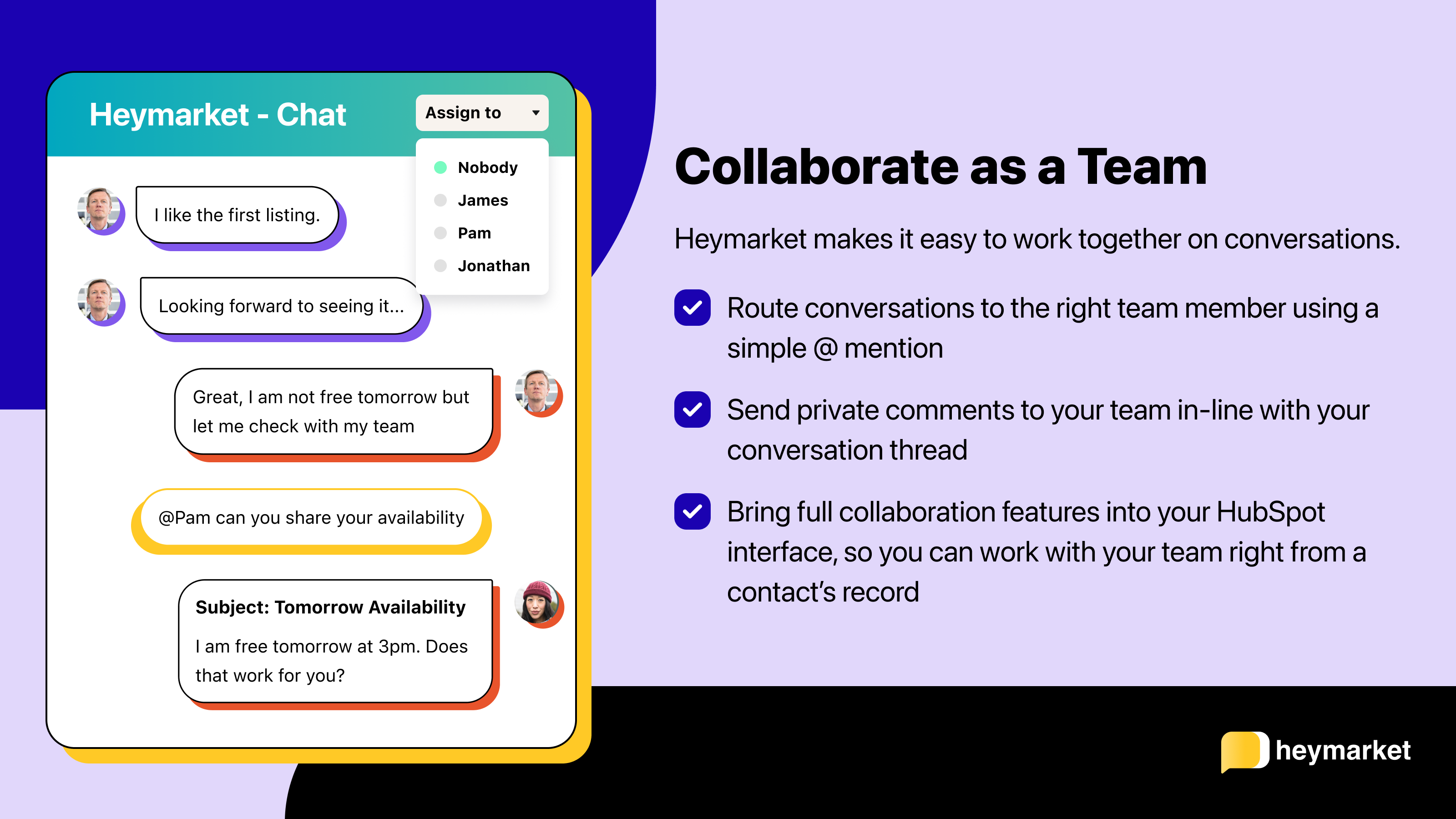 Collaborate as a team